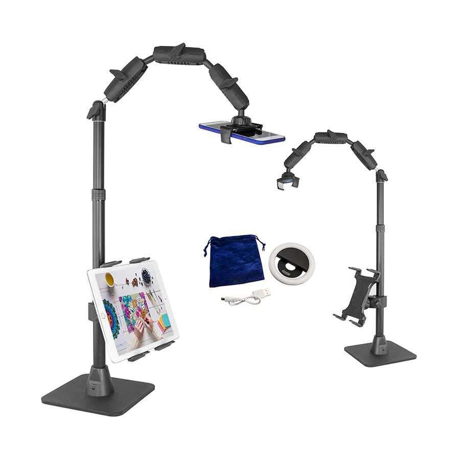 Support téléphone avec lumière