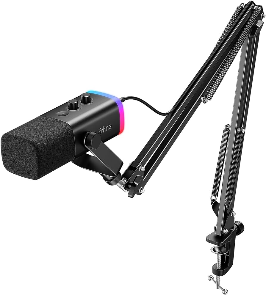 Microphone gamer condensateur
