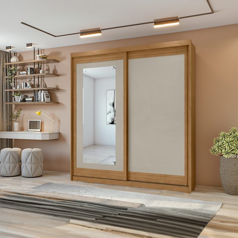 Nix armoire 2 portes (avec miroir)