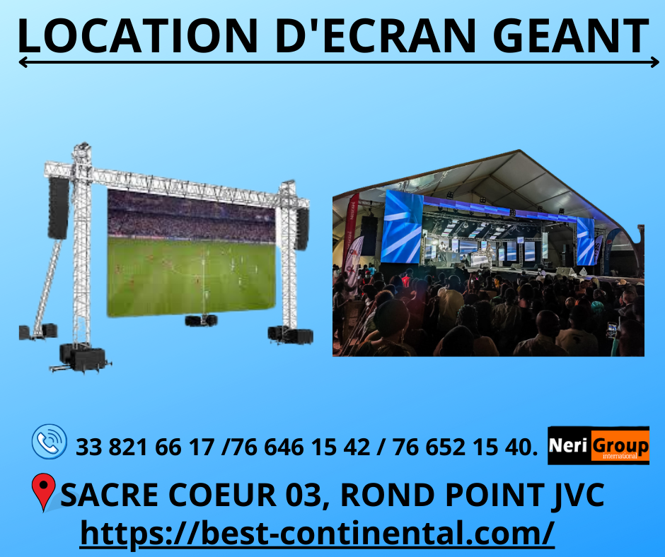 Location d’écrans géants pour vos évènements