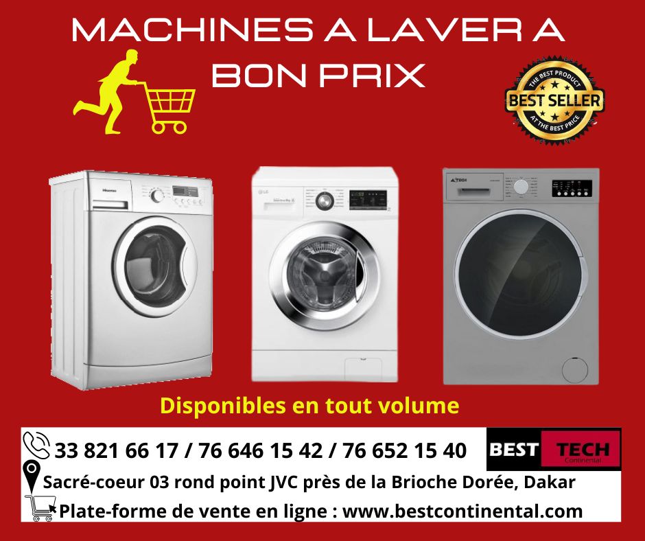 Vente de machine à laver