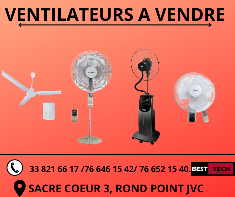Ventilateurs à vendre