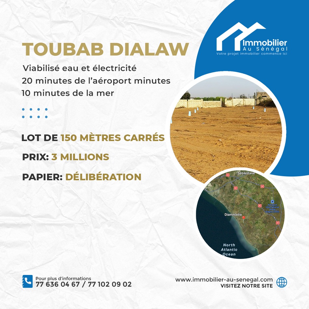 Lotissement à toubab dialaw