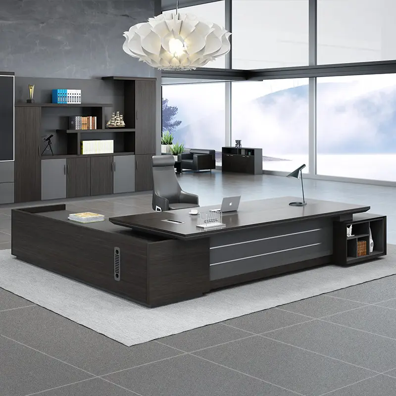 Bureau de Direction L-Shape – Élégance et Puissance