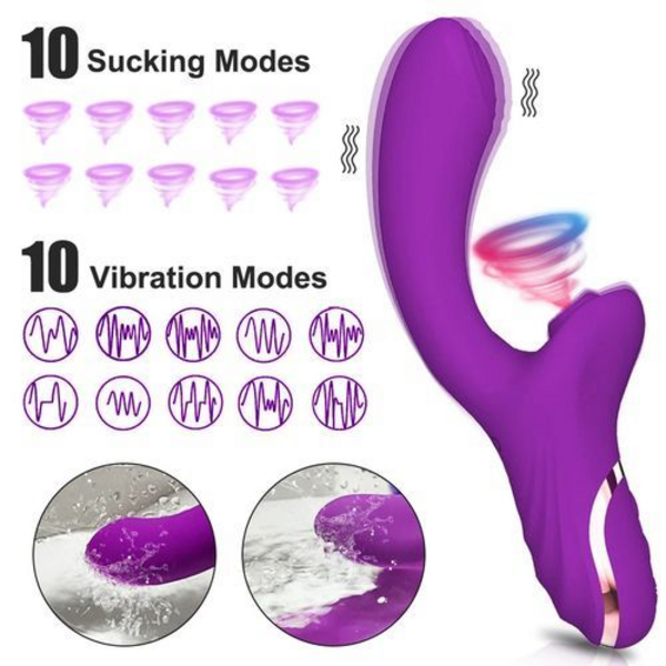Viibromasseur cliitoridien à succion 20 modes pour femme