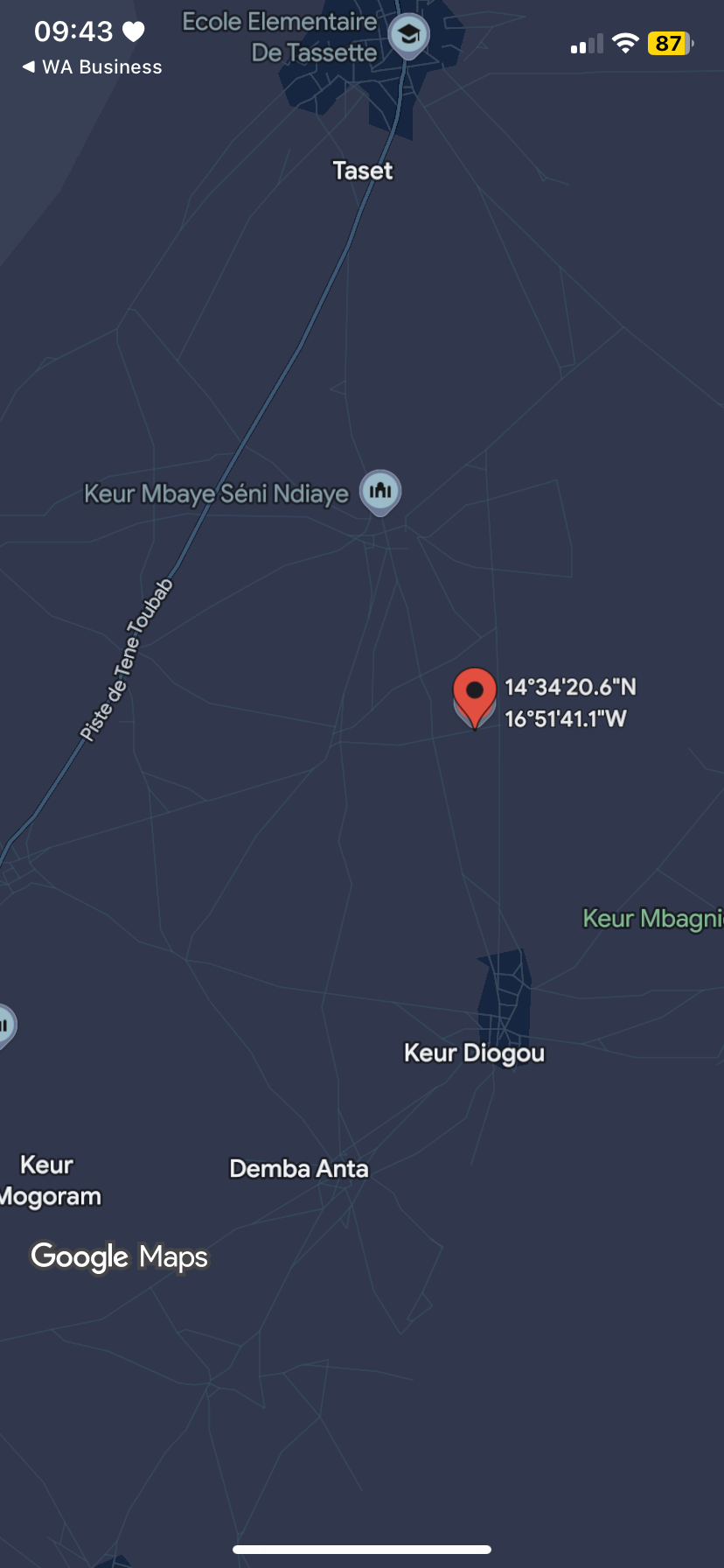 Terrain agricole de 10 hectares à vendre à Tassette Sénégal
