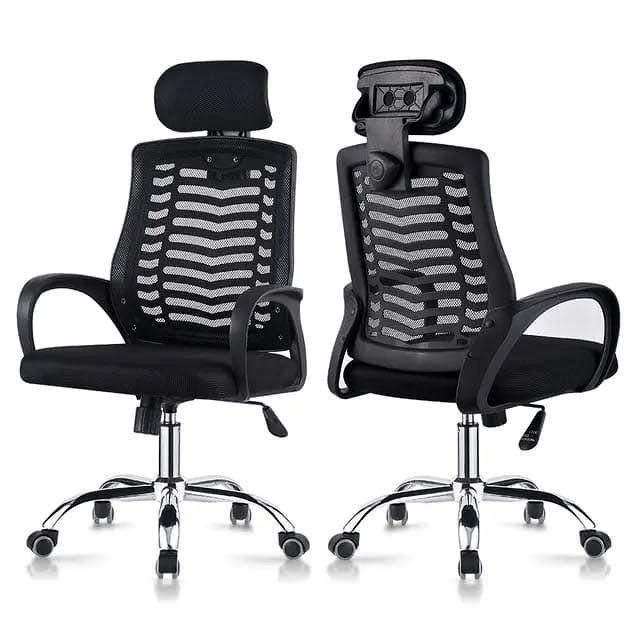 Chaise Ergonomique avec Soutien de Tête