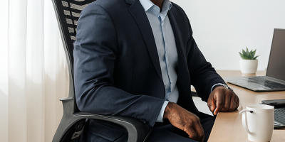 Chaise Ergonomique avec Soutien de Tête
