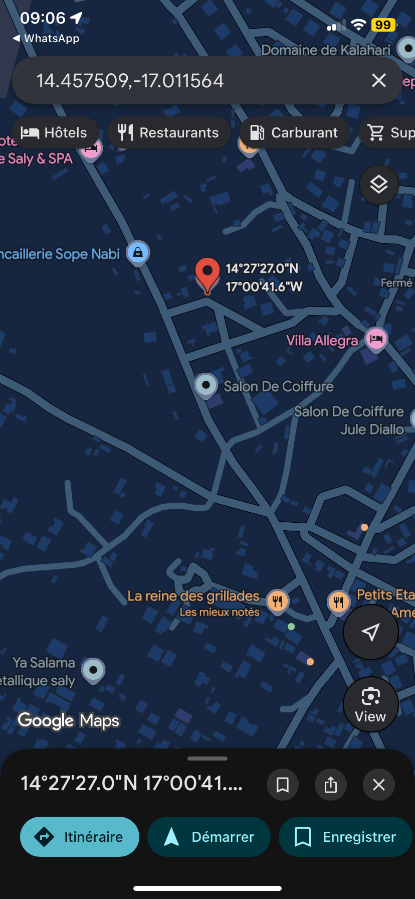Terrain de 1200 mètres carrés à vendre à Saly Sénégal