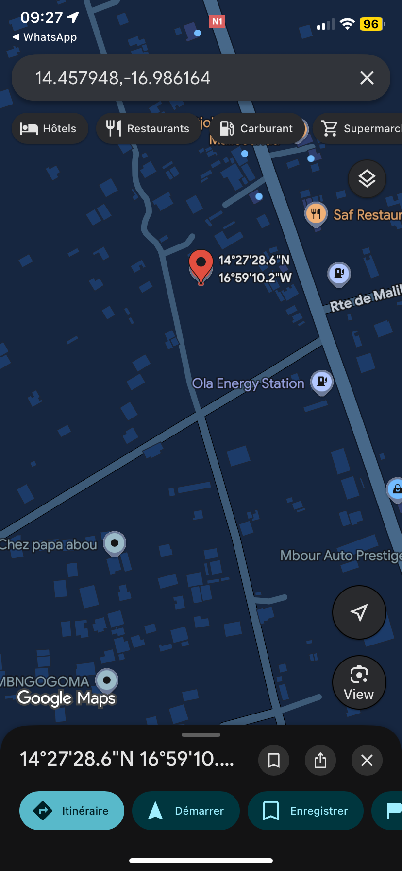 Terrain de 300 mètres carrés à vendre à Saly Sénégal